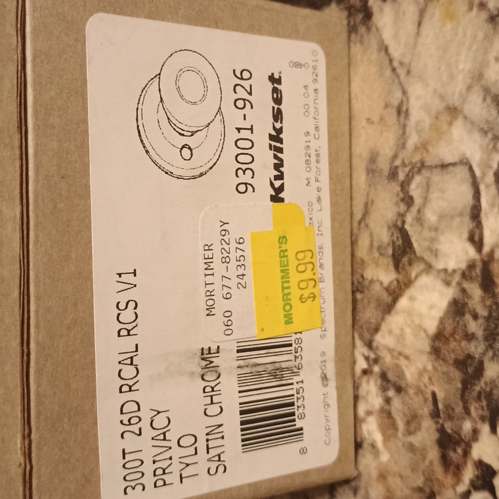 Kwikset Chrome Bed and Bath Locks New In Packaging - Picture 6 of 6